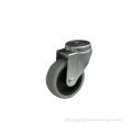 Bolt hole type swivel caster made of PP covered TPR